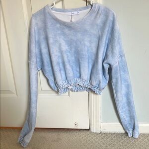 Blue Tie-Dye Women's Top